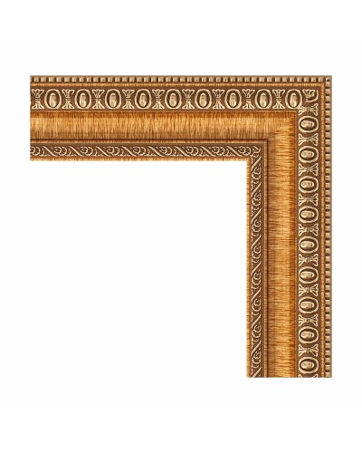 Зеркало Evoform Definite 95х75 BY 3266 в багетной раме - Золотые бусы на бронзе 60 мм