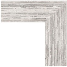 Зеркало Evoform Definite 136х76 BY 3304 в багетной раме - Серебряный дождь 70 мм