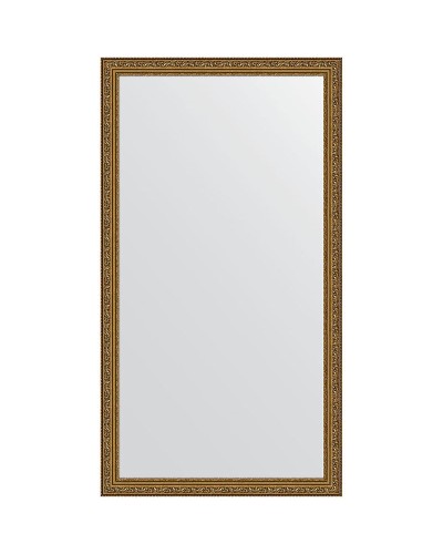 Зеркало Evoform Definite 134х74 BY 3295 в багетной раме - Виньетка состаренное золото 56 мм