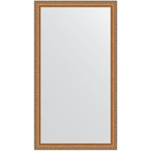 Зеркало Evoform Definite 135х75 BY 3298 в багетной раме - Золотые бусы на бронзе 60 мм