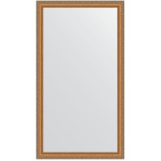 Зеркало Evoform Definite 135х75 BY 3298 в багетной раме - Золотые бусы на бронзе 60 мм