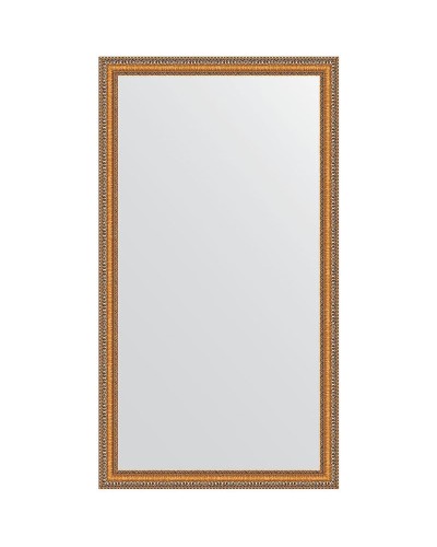 Зеркало Evoform Definite 135х75 BY 3298 в багетной раме - Золотые бусы на бронзе 60 мм