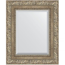 Зеркало Evoform Exclusive 55х45 BY 3357 с фацетом в багетной раме - Виньетка античное серебро 85 мм