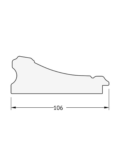 Зеркало Evoform Exclusive 60х50 BY 3372 с фацетом в багетной раме - Барокко серебро 106 мм