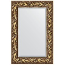 Зеркало Evoform Exclusive 89х59 BY 3415 с фацетом в багетной раме - Византия золото 99 мм