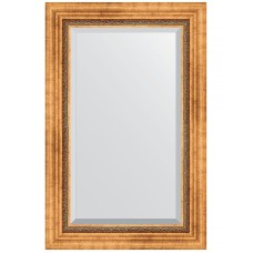 Зеркало Evoform Exclusive 86х56 BY 3412 с фацетом в багетной раме - Римское золото 88 мм