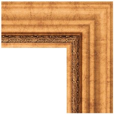 Зеркало Evoform Exclusive 86х56 BY 3412 с фацетом в багетной раме - Римское золото 88 мм