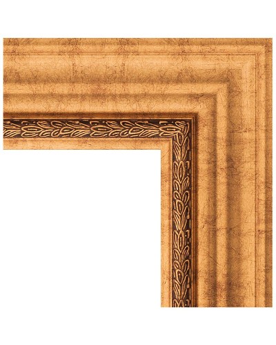 Зеркало Evoform Exclusive 86х56 BY 3412 с фацетом в багетной раме - Римское золото 88 мм