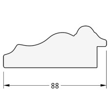 Зеркало Evoform Exclusive 86х56 BY 3412 с фацетом в багетной раме - Римское золото 88 мм