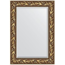 Зеркало Evoform Exclusive 99х69 BY 3441 с фацетом в багетной раме - Византия золото 99 мм