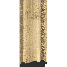 Зеркало Evoform Exclusive 120х72 BY 3454 с фацетом в багетной раме - Состаренное серебро с орнаментом 120 мм