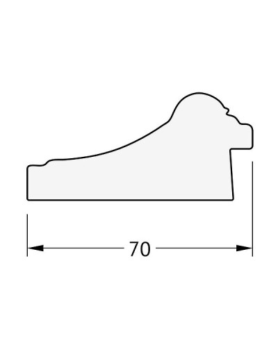 Зеркало Evoform Exclusive 103х73 BY 3457 с фацетом в багетной раме - Состаренное золото с плетением 70 мм