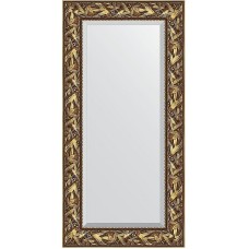 Зеркало Evoform Exclusive 119х59 BY 3493 с фацетом в багетной раме - Византия золото 99 мм