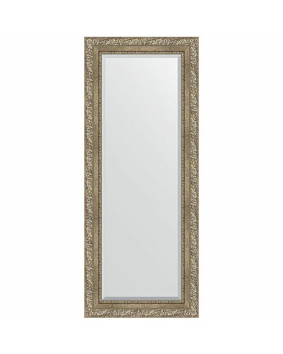 Зеркало Evoform Exclusive 135х55 BY 3513 с фацетом в багетной раме - Виньетка античное серебро 85 мм