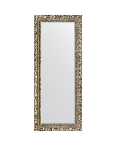 Зеркало Evoform Exclusive 145х60 BY 3539 с фацетом в багетной раме - Виньетка античное серебро 85 мм