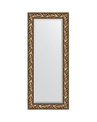 Зеркало Evoform Exclusive 149х64 BY 3545 с фацетом в багетной раме - Византия золото 99 мм