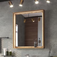 Dallas - 70 Зеркало свет ДСП (Дуб Галифакс)