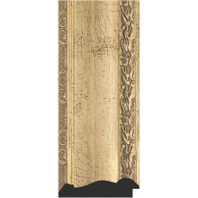 Зеркало Evoform Exclusive 172х82 BY 3610 с фацетом в багетной раме - Состаренное серебро с орнаментом 120 мм