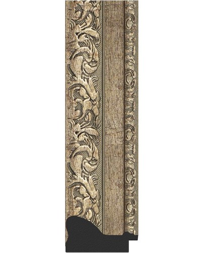 Зеркало Evoform Exclusive 175х115 BY 3617 с фацетом в багетной раме - Виньетка античное серебро 85 мм