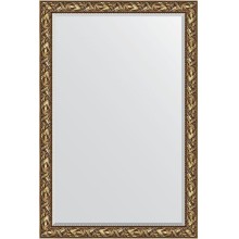 Зеркало Evoform Exclusive 179х119 BY 3623 с фацетом в багетной раме - Византия золото 99 мм