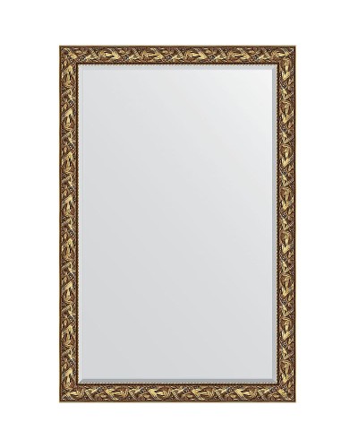 Зеркало Evoform Exclusive 179х119 BY 3623 с фацетом в багетной раме - Византия золото 99 мм