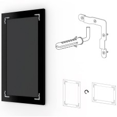 Зеркало Evoform Exclusive 179х119 BY 3623 с фацетом в багетной раме - Византия золото 99 мм