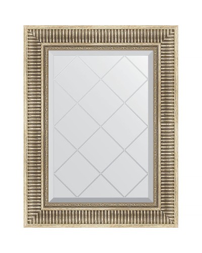 Зеркало Evoform Exclusive-G 75х57 BY 4024 с гравировкой в багетной раме - Серебряный акведук 93 мм