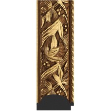 Зеркало Evoform Exclusive-G 76х59 BY 4027 с гравировкой в багетной раме - Византия золото 99 мм