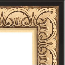 Зеркало Evoform Exclusive-G 77х60 BY 4036 с гравировкой в багетной раме - Барокко золото 106 мм