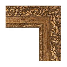 Зеркало Evoform Exclusive-G 125х55 BY 4056 с гравировкой в багетной раме - Виньетка бронзовая 85 мм