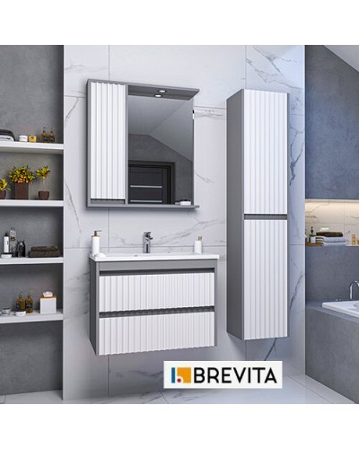 BALATON - 65 Зеркало-шкаф левый, комбинированный