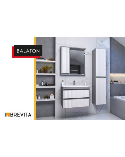 BALATON - 65 Зеркало-шкаф левый, комбинированный