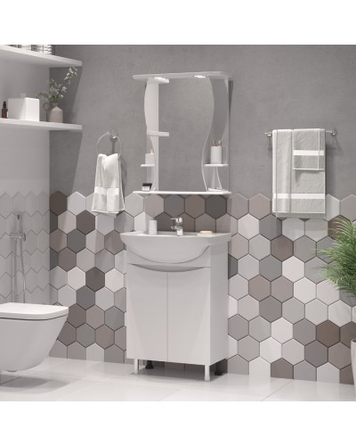 Карина - 55 Зеркало - шкаф лев. (свет)