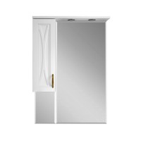 Амбра - 65 зеркало-шкаф лев. (свет)