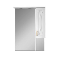 Амбра - 65 зеркало-шкаф прав. (свет)