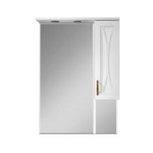 Амбра - 65 зеркало-шкаф прав. (свет)