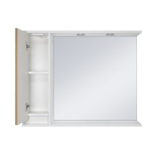 Адриана - 90 Зеркало-шкаф с полочкой левое