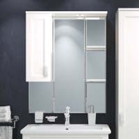 Дива - 75 Зеркало-шкаф со светом левое