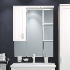 Дива - 75 Зеркало-шкаф со светом левое