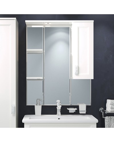 Дива - 75 Зеркало-шкаф со светом правое