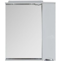 Зеркало со шкафом Aquanet Гретта 75 173995 с подсветкой R Венге Белое