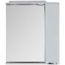 Зеркало со шкафом Aquanet Гретта 75 173995 с подсветкой R Венге Белое