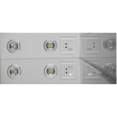 Зеркало со шкафом Aquanet Гретта 75 173995 с подсветкой R Венге Белое