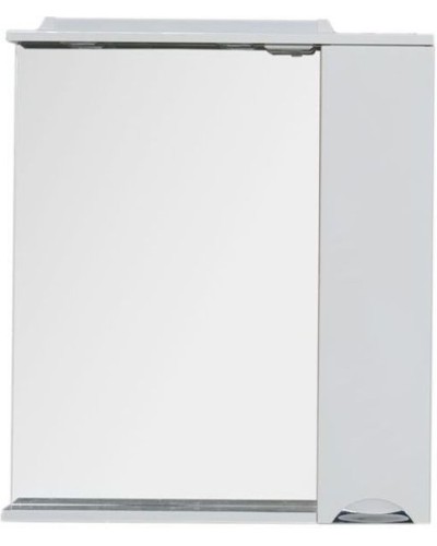 Зеркало со шкафом Aquanet Гретта 75 173986 с подсветкой R Дуб светлый