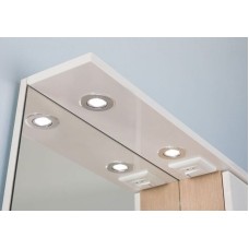 Зеркало со шкафом Aquanet Гретта 75 173986 с подсветкой R Дуб светлый