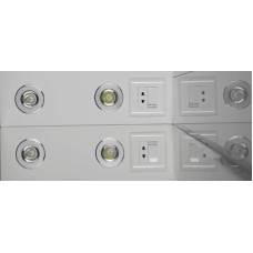 Зеркало со шкафом Aquanet Гретта 75 173986 с подсветкой R Дуб светлый