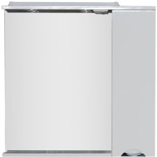 Зеркало со шкафом Aquanet Гретта 90 173987 с подсветкой R Дуб светлый