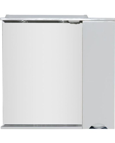 Зеркало со шкафом Aquanet Гретта 90 173987 с подсветкой R Дуб светлый