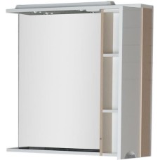 Зеркало со шкафом Aquanet Гретта 90 173987 с подсветкой R Дуб светлый