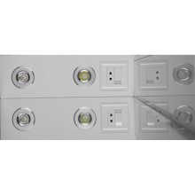 Зеркало со шкафом Aquanet Гретта 90 173987 с подсветкой R Дуб светлый